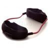Tube loop cuff ring, met velcro sluitingen rood