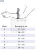Bauerfeind EpiTrain voor gerichte compressie rond de elleboog maattabel