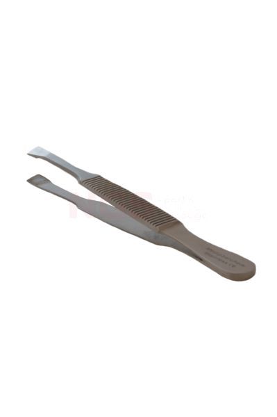 Bergh epileerpincet met schuine bek van 5 mm lengte 11 cm