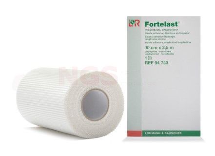 Fortelast PLUS kleefzwachtel 10 cm x 4,5 meter korte rek