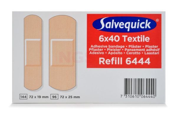 Salvequick 6444 navulling textiel 6 x 40 stuks