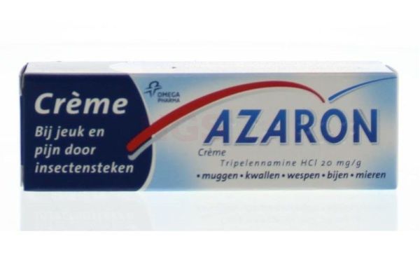 Azaron crème bij behandeling van insectenbeten 10 gram