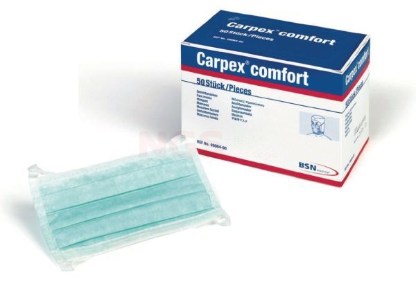 Carpex comfort disposable mondmasker à 50 stuks