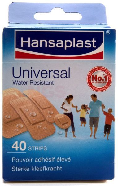 Hansaplast Universal strips waterresistant à 40 stuks