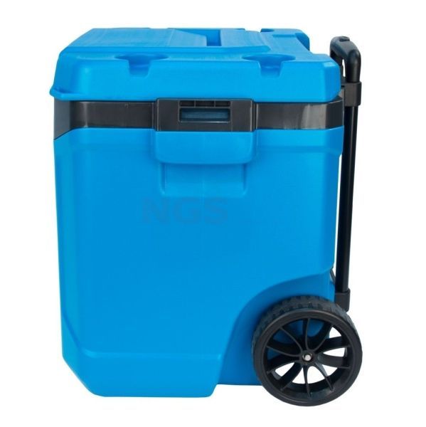 Igloo koelbox Latitude voorheen Transformer 60 roller / 57 liter zijkant