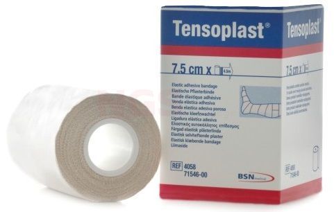 Tensoplast elastische kleefzwachtel 7,5 cm x 4,5 meter