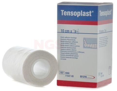 Tensoplast elastische kleefzwachtel 10 cm x 4,5 meter